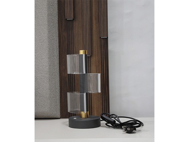 Lampe de Chevet LED Design Blanc Beige Moderne