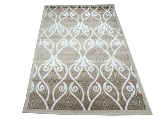 Moquette Salon 160x230 Marron Beige Moderne Dakar
