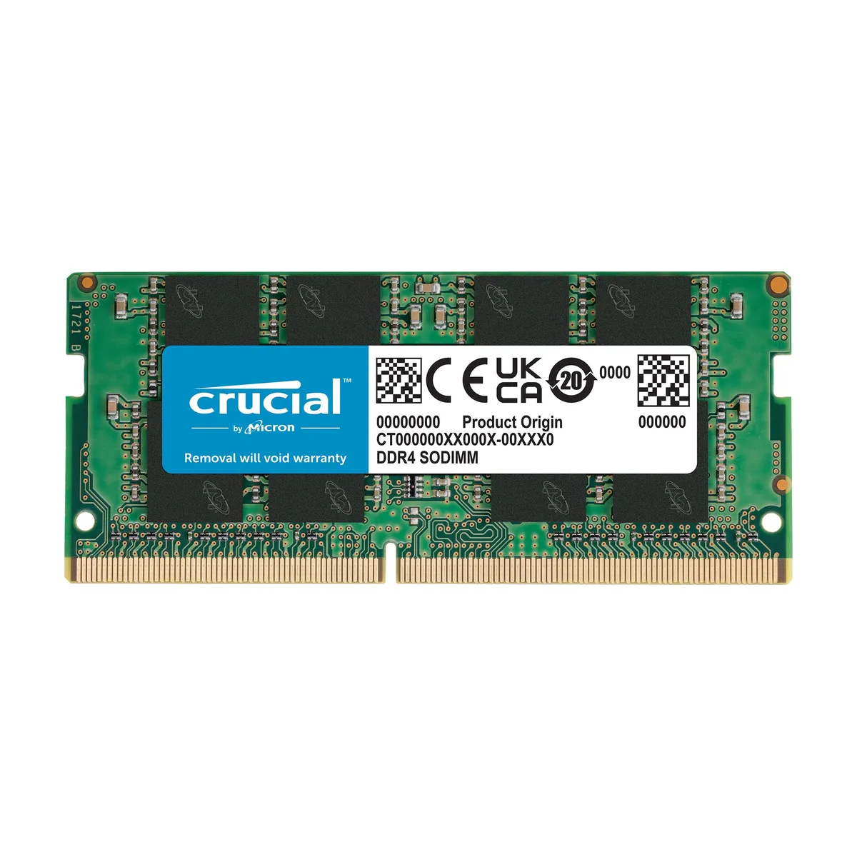 CRUCIAL 8Go DDR4 2666MHz PC4-2666 SO-Dimm pour ordinateur portable