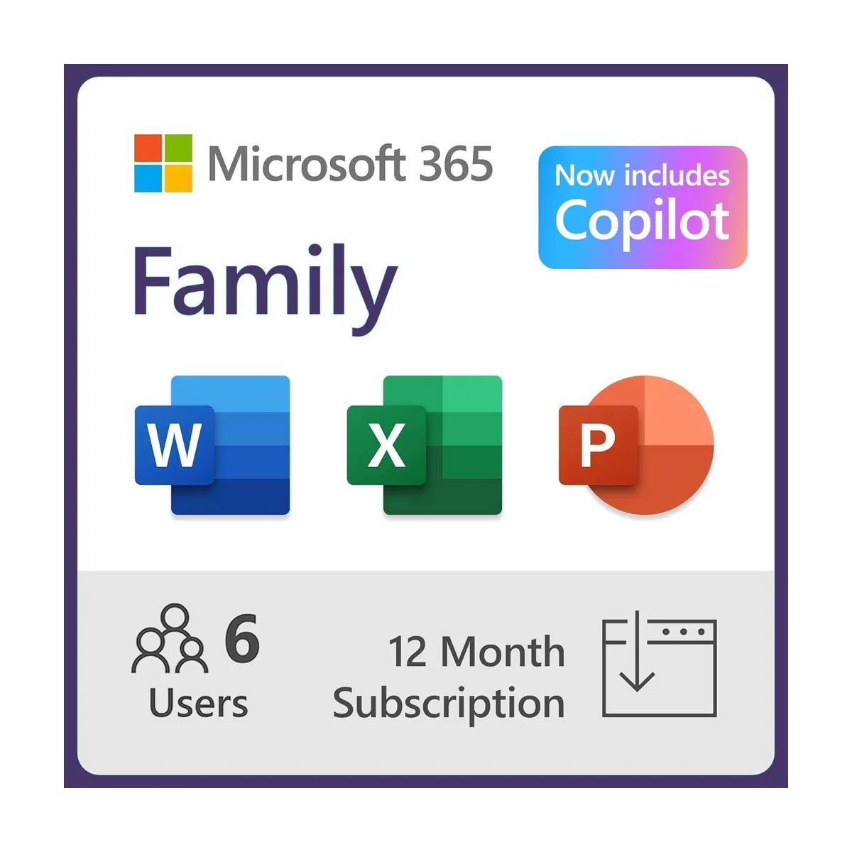 Microsoft 365 Famille – 1 an