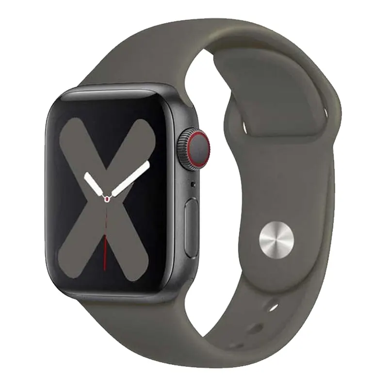 Bracelet en silicone Marron pour Apple Watch