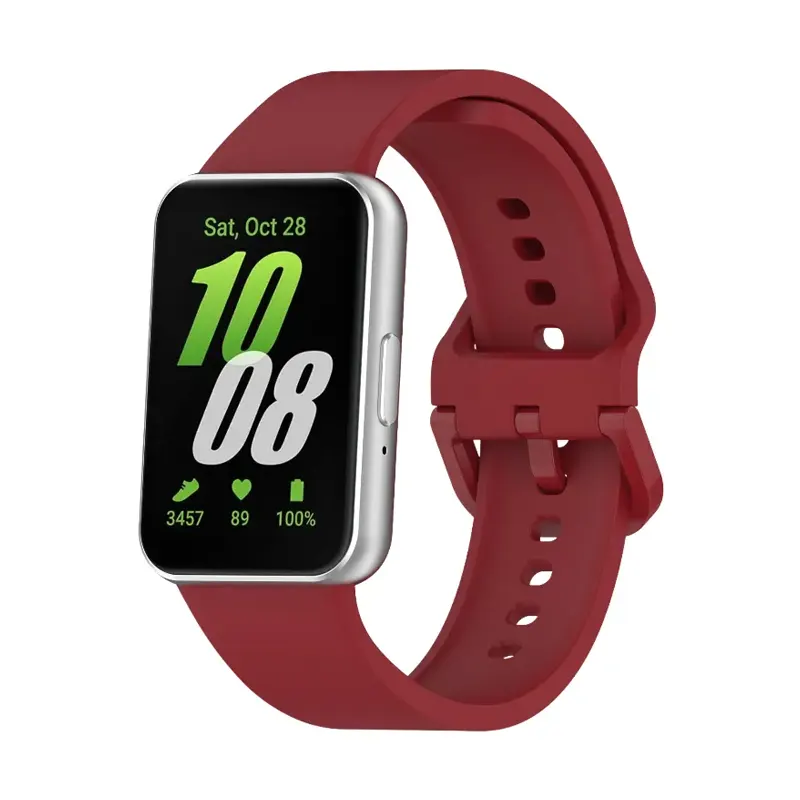 Bracelet Montre Samsung Galaxy Fit 3 Rouge Vin