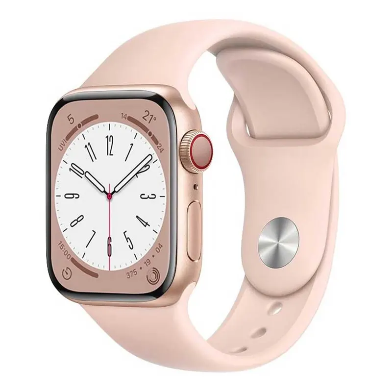 Bracelet en silicone Rose pour Apple Watch