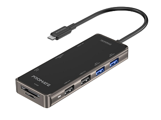 DOCKSTATION PROMATE ORDINATEUR 9 in 1 USB-C