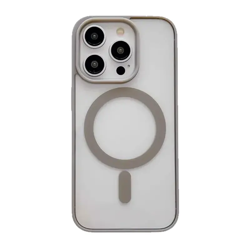 Coque Magnétique Transparente Grise pour iPhone 11 Pro Max