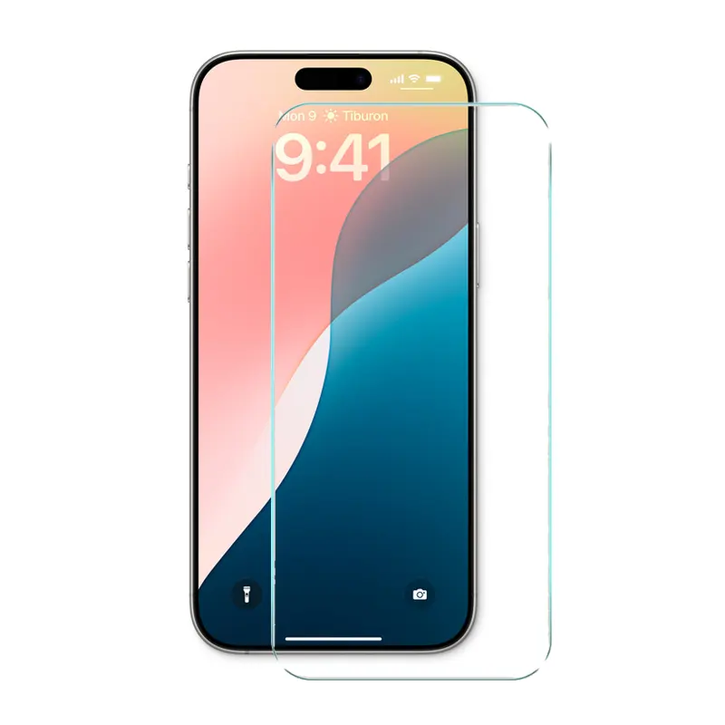Verre trempé Protection d’écran iPhone 16 Pro Max Transparent