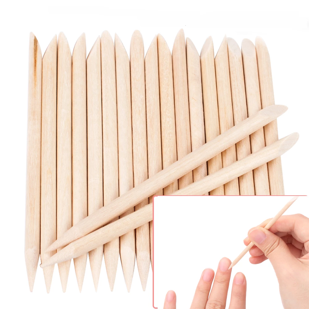 Lot de 25 Repousse Cuticules en Bois