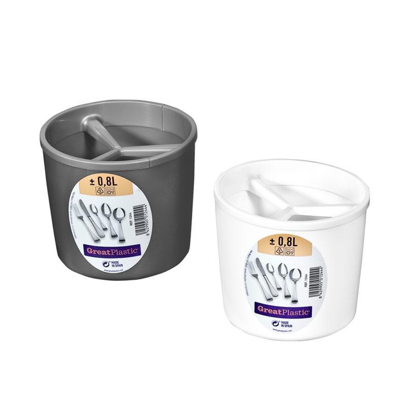 Egouttoir Pour Couverts Rond Avec Grille – 0,8L