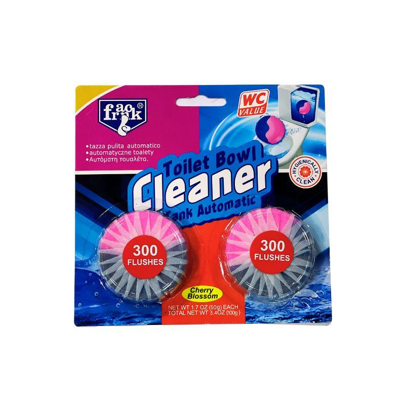 2pcs Nettoyant Cuvette 2 en 1 – Eau Bleue + Désodorisant – 300 Flushes
