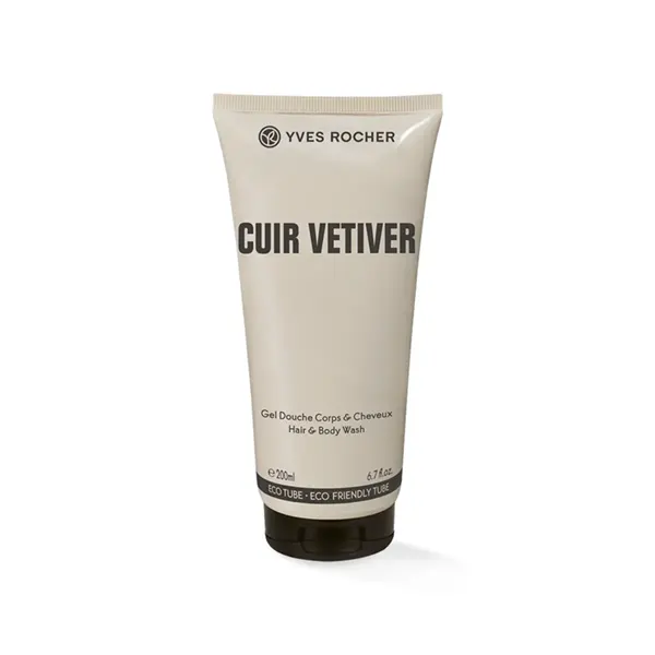 Yves Rocher Cuir Vétiver – Shampooing Douche