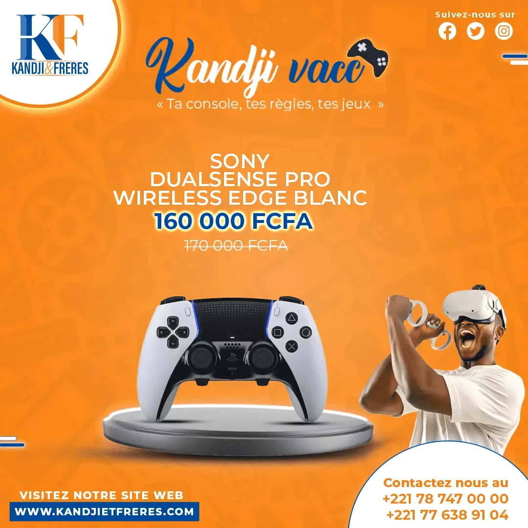 MANETTE PRO DUALSENSE WIRELESS PLAYSTATION 5 EDGE