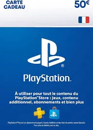Carte PlayStation Store 50€