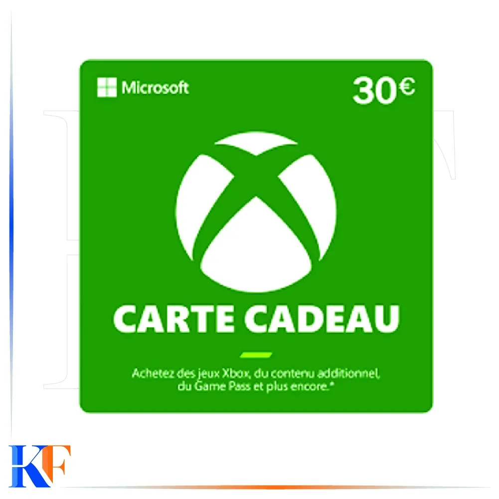 Carte Xbox 30€ – Code numérique