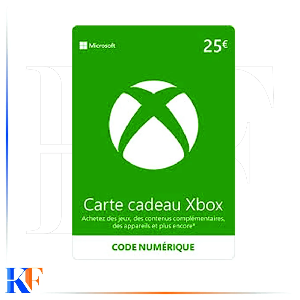 Carte Xbox 25€ – Code numérique