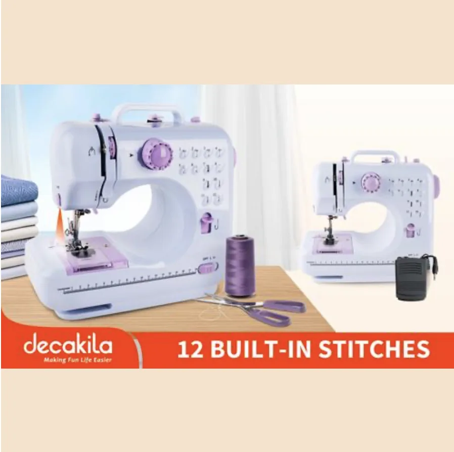 Machine à Coudre Multifonction Decakila KUTT031W