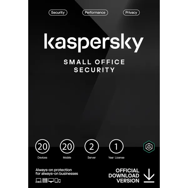Antivirus professionnel pour PME Kaspersky Small Office Security 20 postes