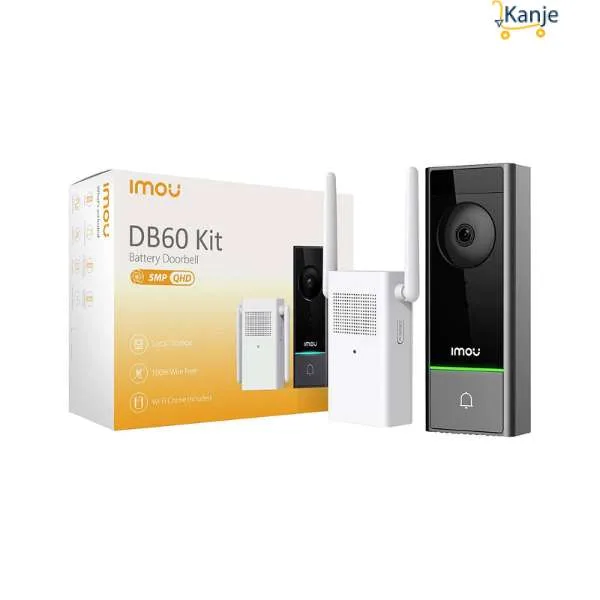 IMOU DB60 5MP Video Doorbell Kit