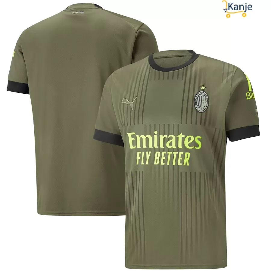 Maillot Ac milan vert (3eme maillot)