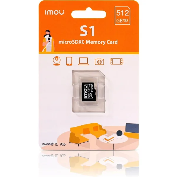 Carte Mémoire Micro SD 512GO Imou ST2-512-S1