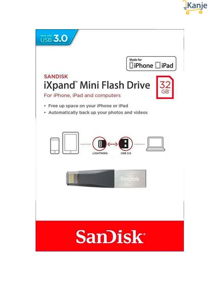 Sandisk iXpand Mini Mlash Drive 32Go