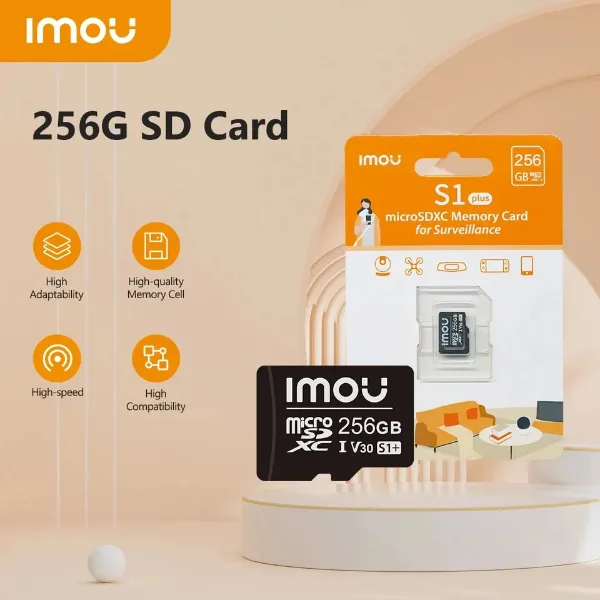 Carte Mémoire Micro SD 256GO Imou ST2-256-S1