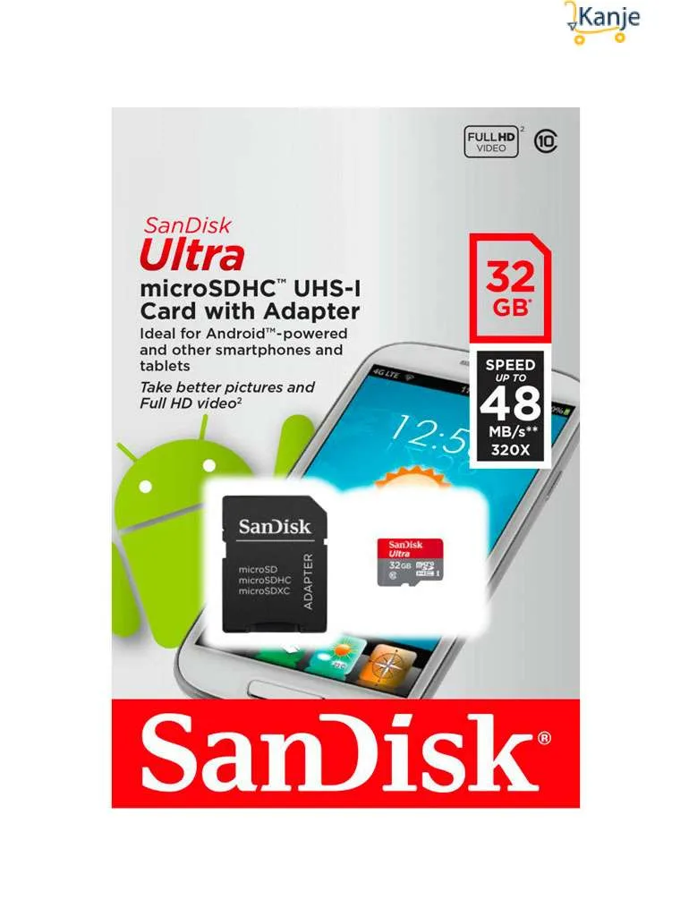 Micro SD Sandisk 32Go