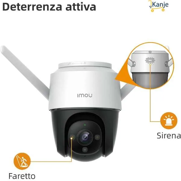IMOU CRUISER SE IPC-S41FEP OUTDOOR SMART SECURITY CAMERA 4MP