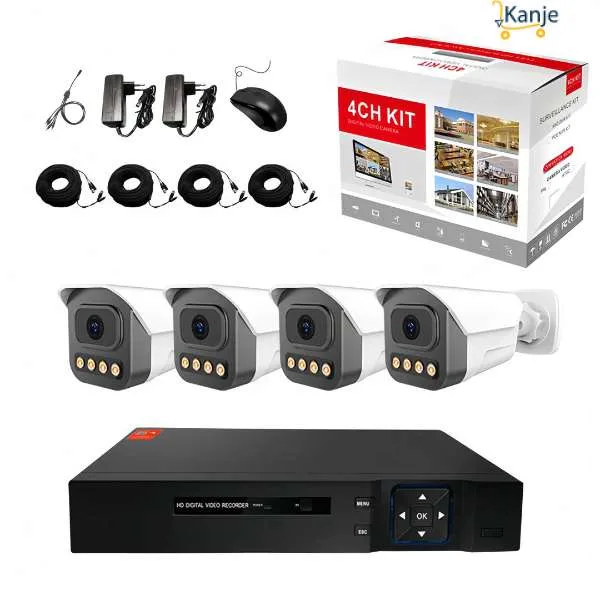 Kit vidéosurveillance Analogique VIDEO OUTDOOR CAMERA 4CH KIT 2MP kit4