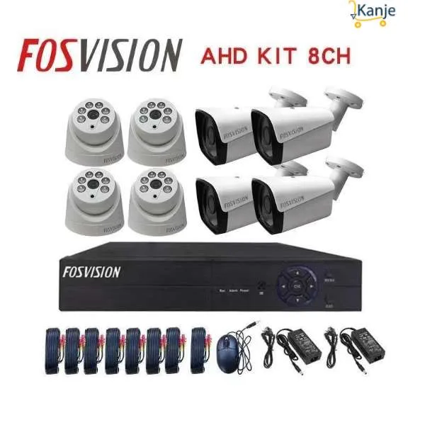 Fosvision- Kit vidéosurveillance 8 caméras