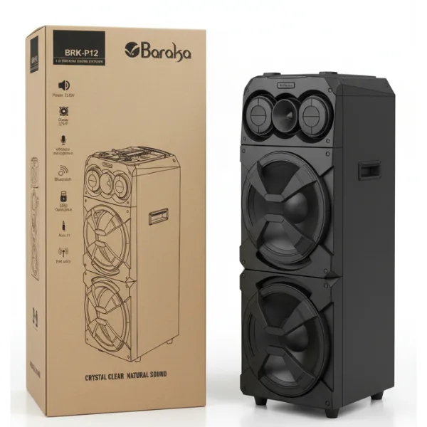 Enceinte BARAKA BAFFLE BLUETOOTH BRK-P12