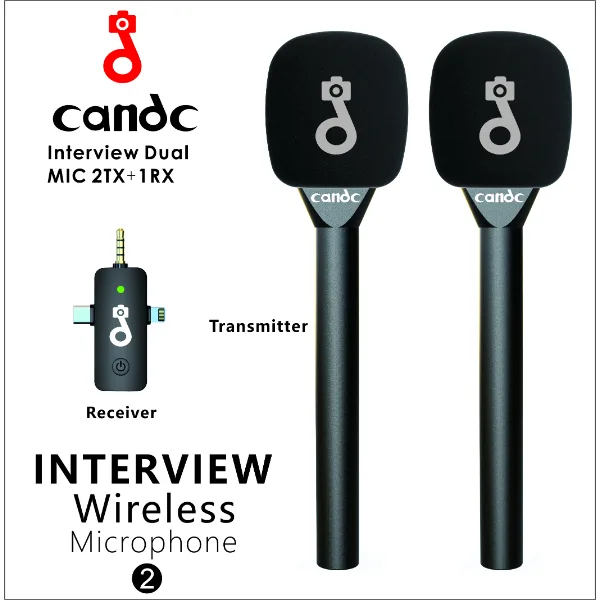 Kit de Microphone Sans Fil Candc Dual MIC