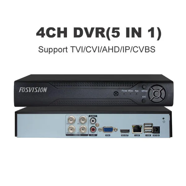 Enregistreur DVR 4CH Analogic FOSVISION FS-6004PLUS-4CH (5MP)