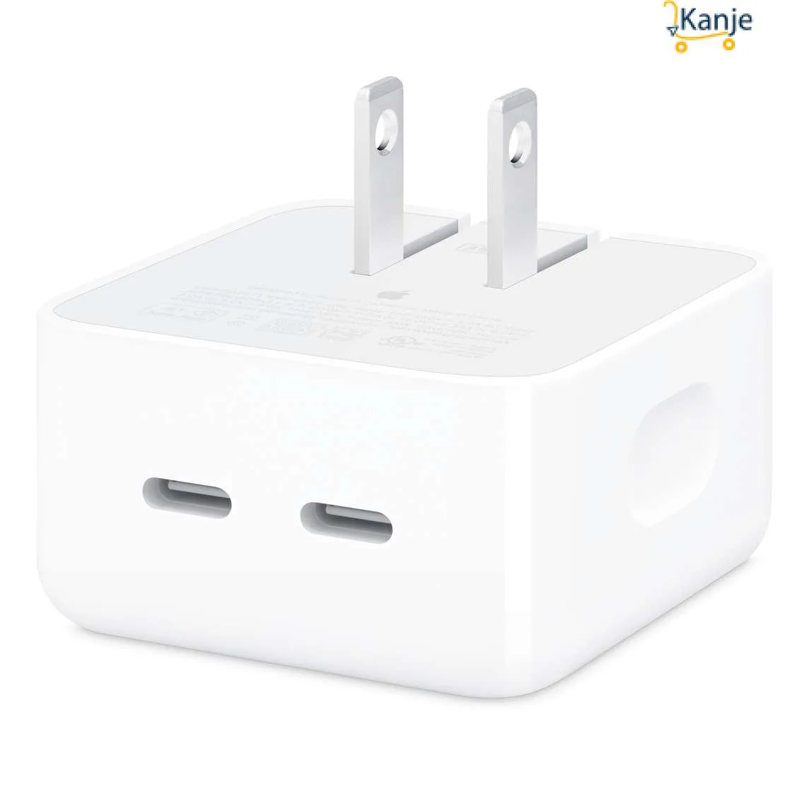 Apple USB-C + C 35w Power Adapter