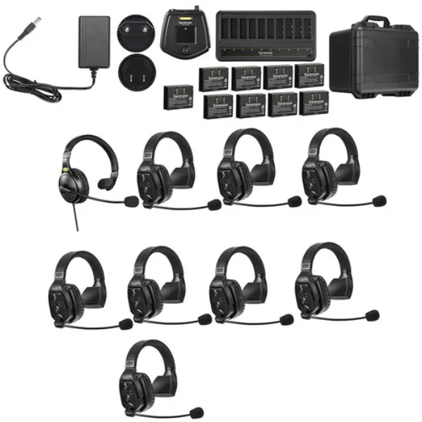 Système d'interphone sans fil 9 personnes Saramonic WiTalk-WT9S