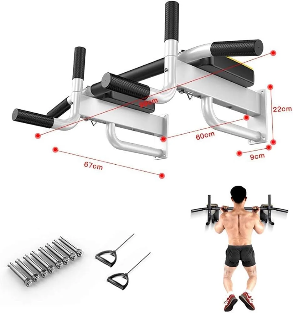 Barre de Traction Murale à Prise Multiple avec cintres pour Cordes