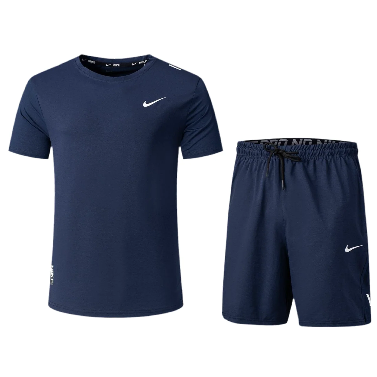 Ensemble de sport Nike Unisexe – T-shirt & Short (Marine)