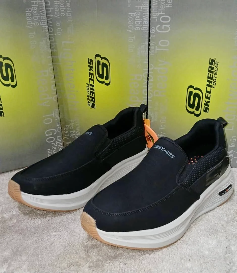 Chaussure Skechers Enfiler (Arch) Noir