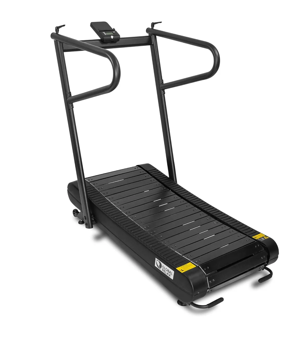 Tapis de course GLOBAL RELAX Vitesses de 1 à 20 km/heure Inclinaison automatique et manuelle (Ecran LCD et digital Bluetooth USB)