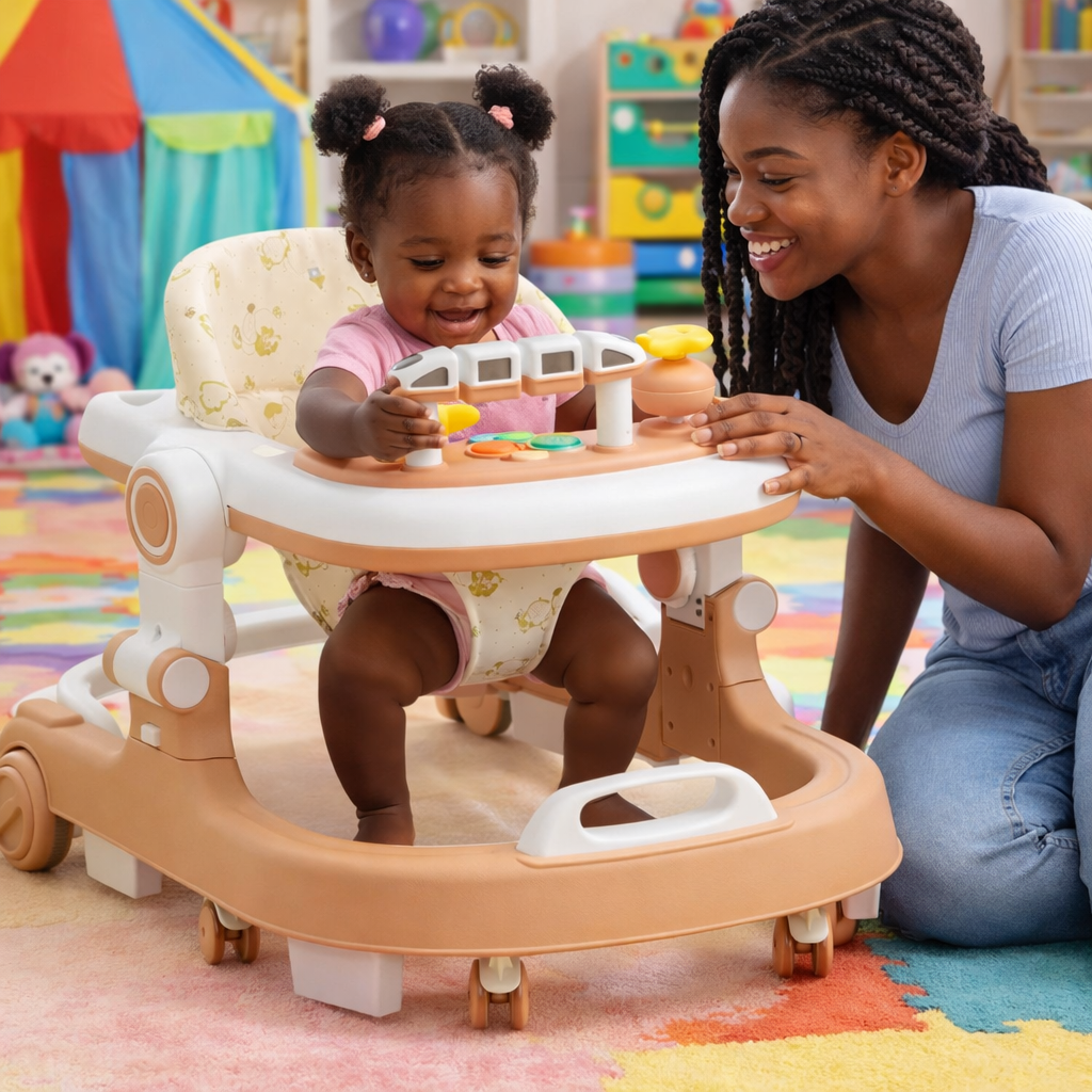 Trotteur Bébé Multifonction – Musical youpala Marcheur Évolutif avec Table d’Activités