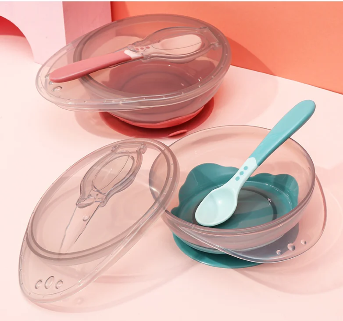 Bol bébé avec ventouse et cuillère – Repas sécurisé pour bébé | Maternita Dakar