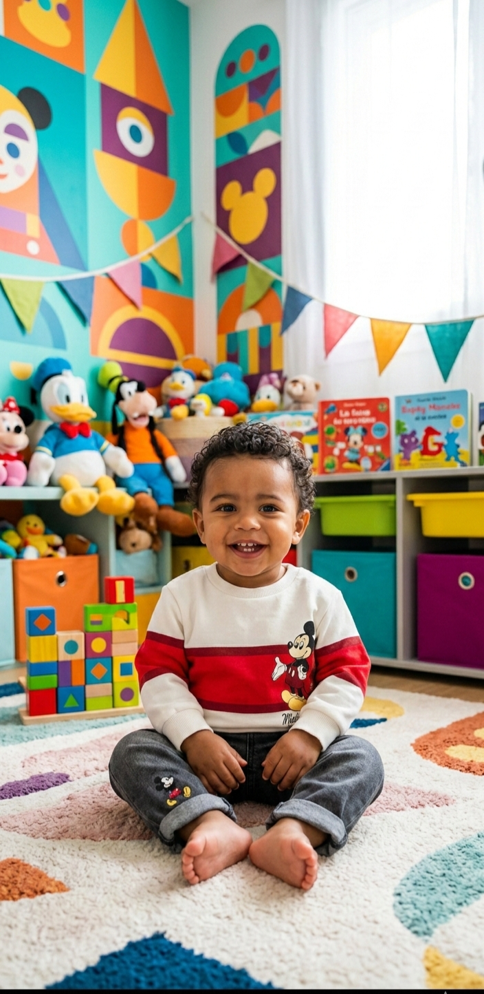 Ensemble Mickey Mouse (Sweat & Jean) – Collection Disney chez Maternita Dakar
