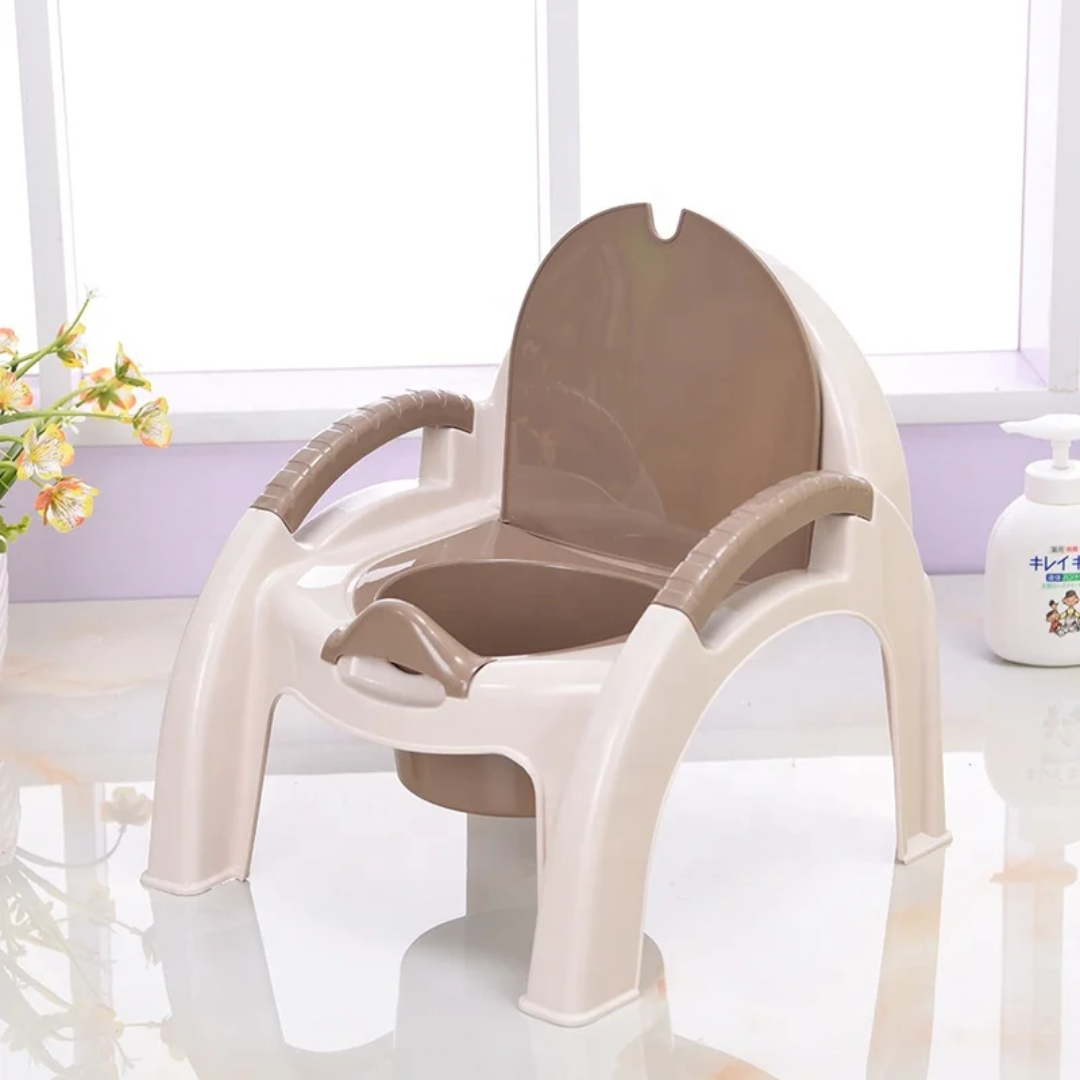 Pot de Chambre Bébé avec Dossier & Accoudoirs – Confort et Apprentissage Propreté