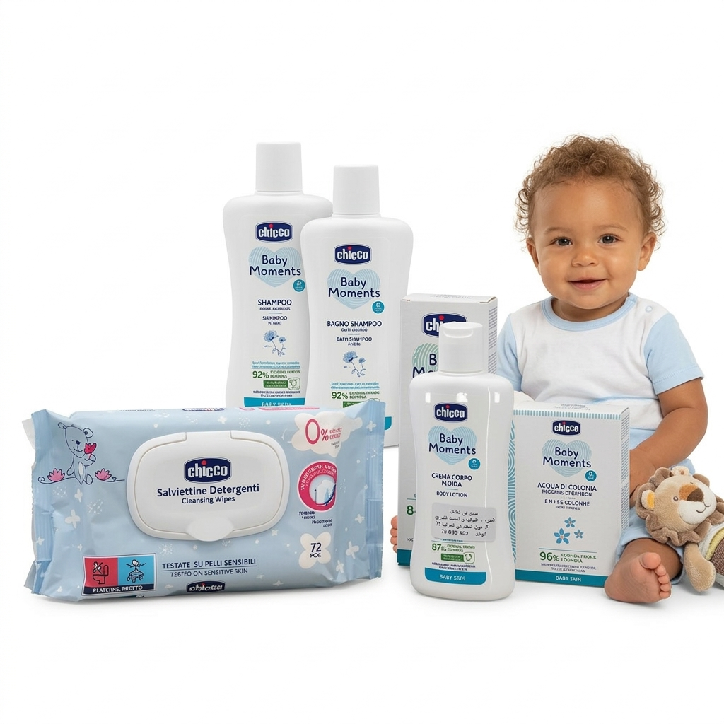 Coffret Soins Bébé Chicco Baby Moments – Hygiène Complète pour Bébé | Maternita Dakar
