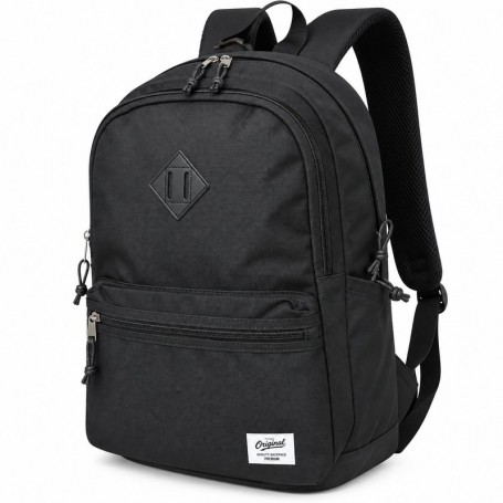 Sac à dos scolaire noir multi-compartiments – SC3372