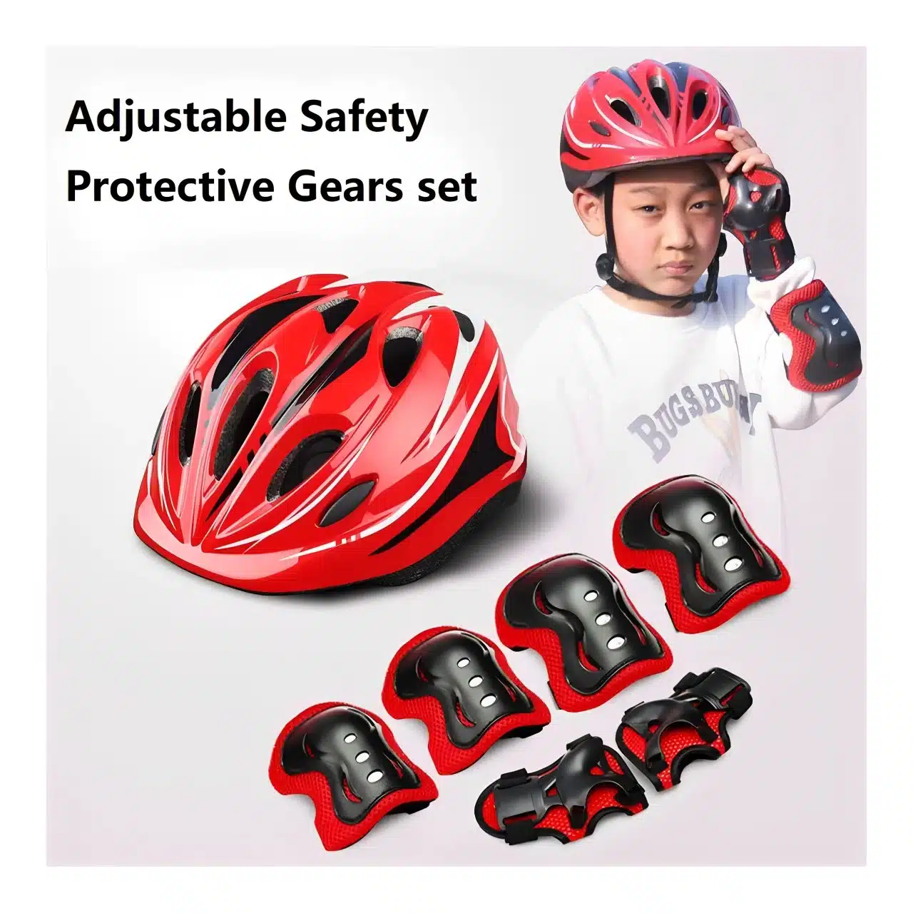 Casque pour tout-petit avec ensemble d’équipement de protection
