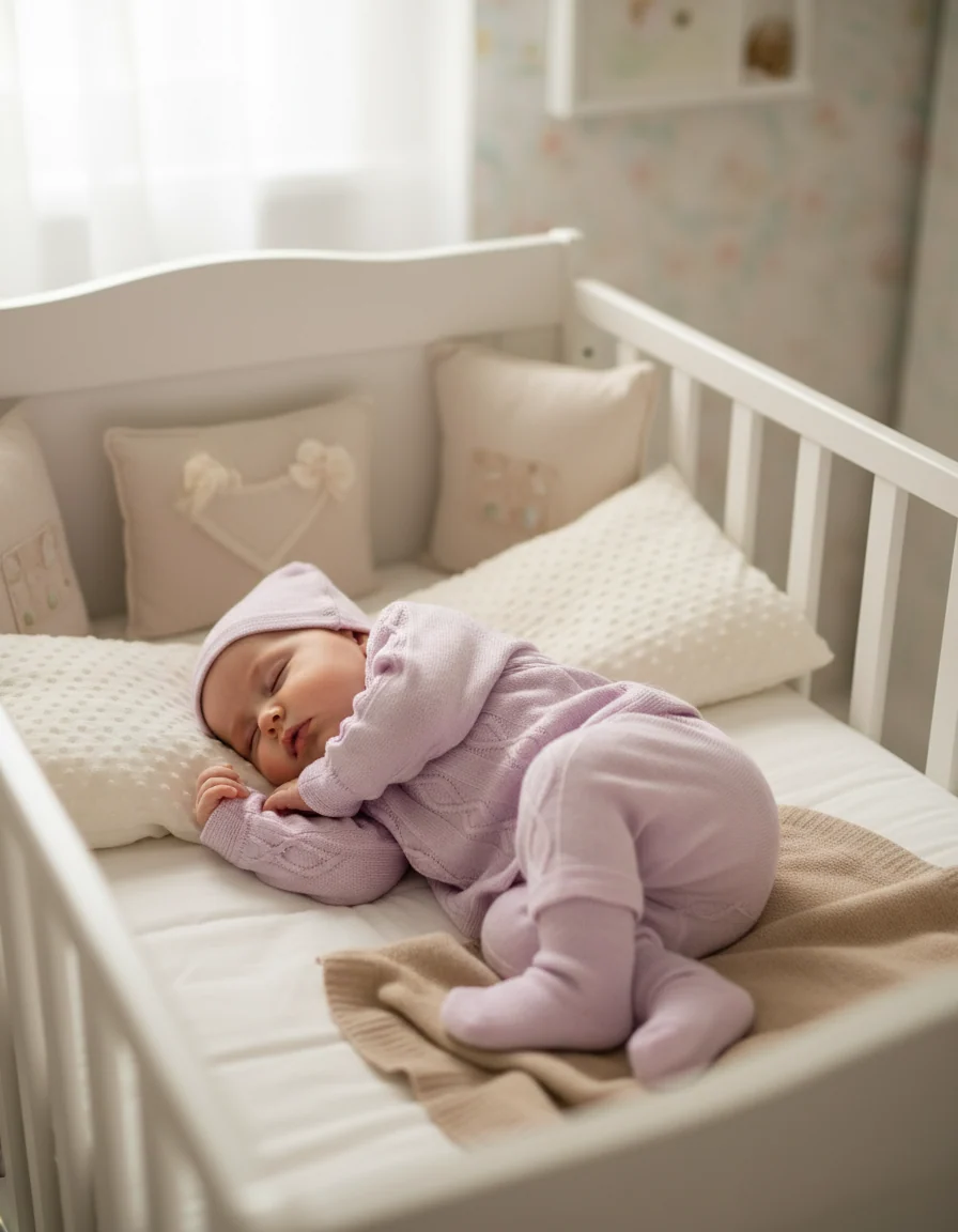 Coffret de naissance en tricot