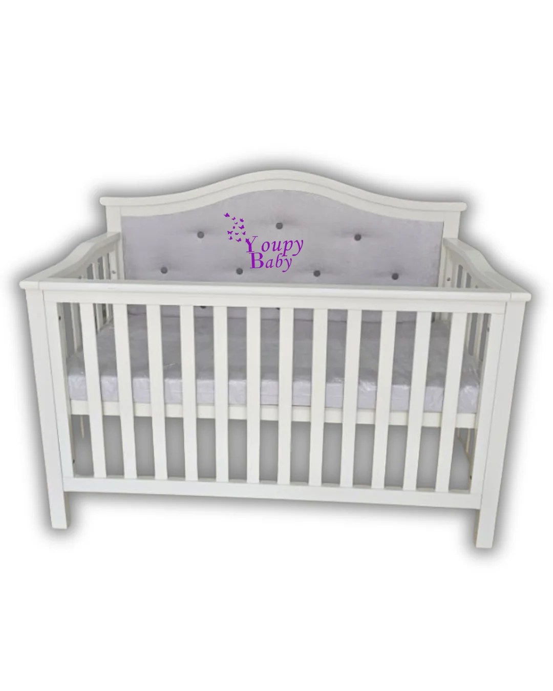 Lit bébé en bois massif+Matelas