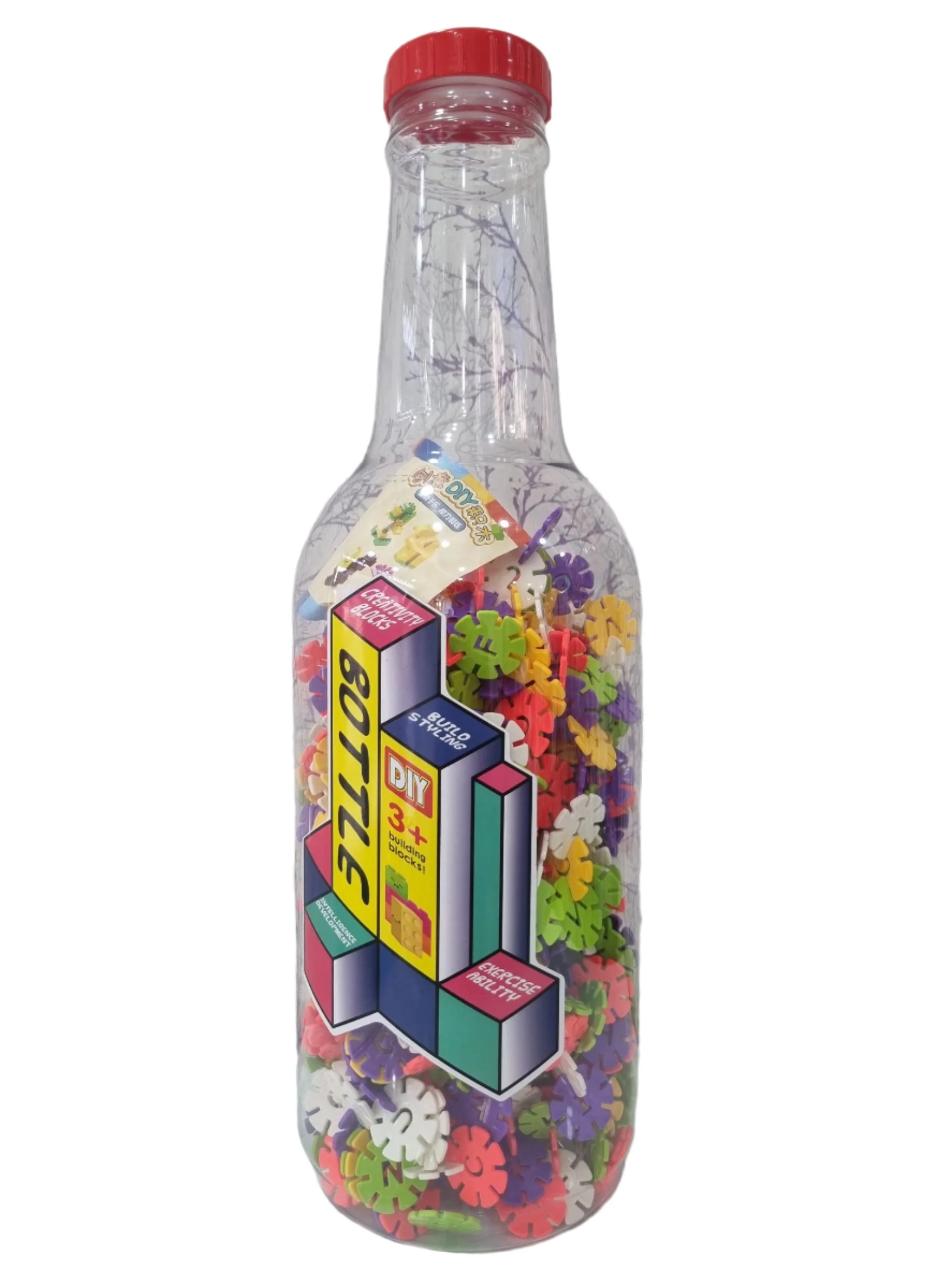 blocs de construction a bouteille