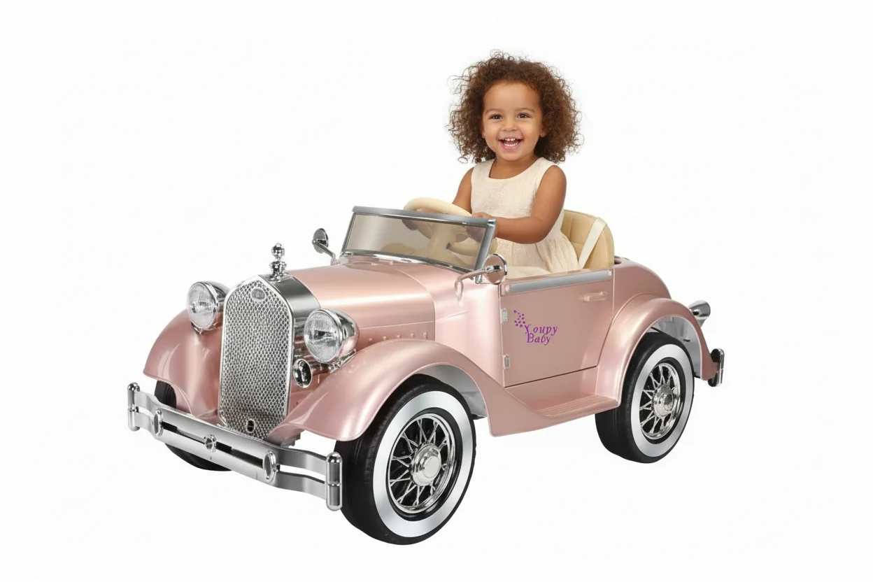 Voiture électrique rétro pour enfant