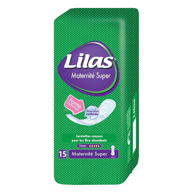Lilas Serviette Maternité